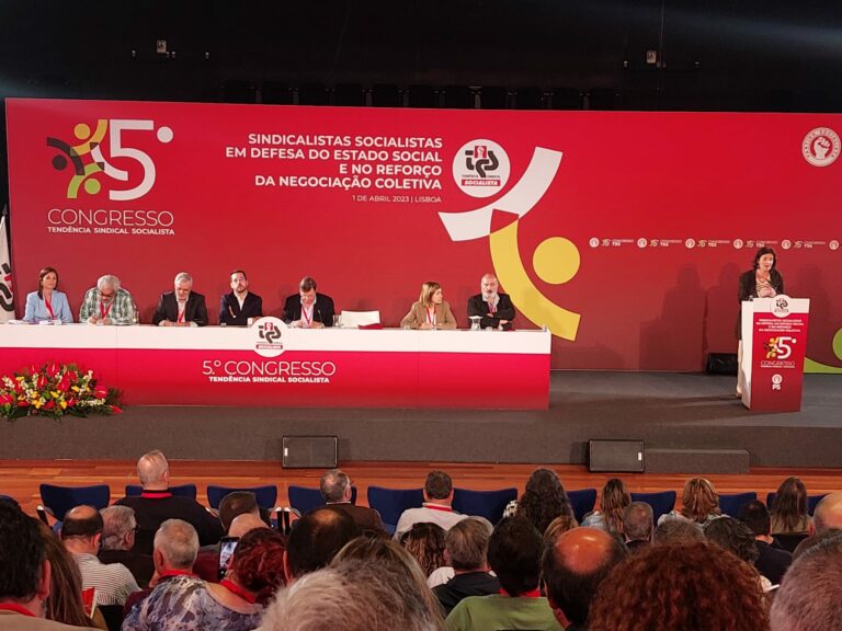 O SINDEPOR participou no 5.º congresso da Tendência Sindical Socialista