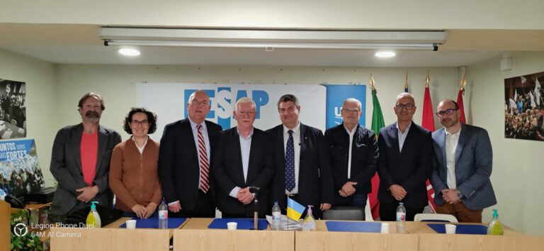 Presidente do SINDEPOR reuniu com o secretariado nacional da UGT Portugal