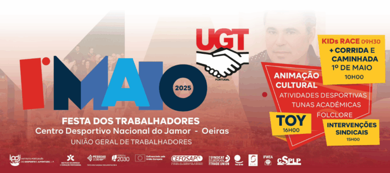Todos ao Jamor no próximo 1º de Maio! Vamos comemorar o Dia do Trabalhador!